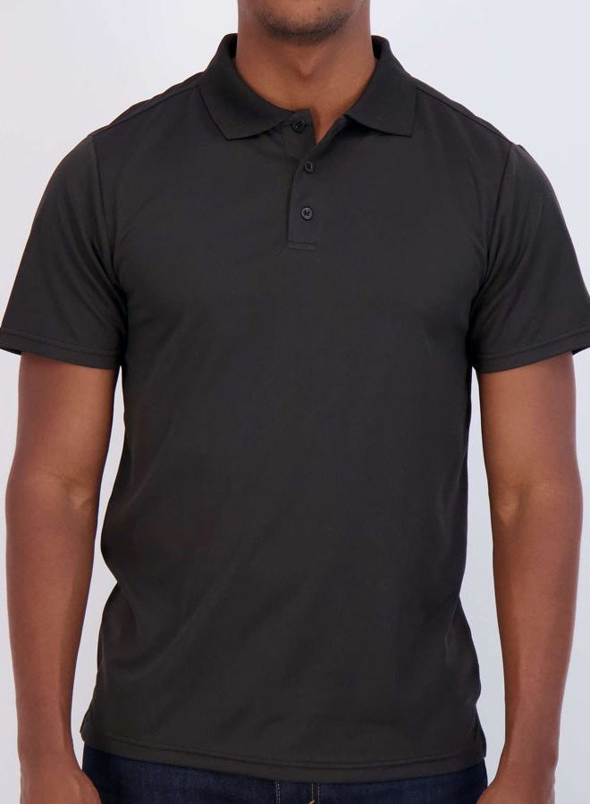 REALESSENTIALS Mens Quick Dry Fit Polo Shirt Short Sleeve Golf Tennis Clothing Active Wear Athletic Performance Work Sports Collared Moisture Wicking Business Casual T Shirt, Set 14, XXL,Pack of 3 - Image 4