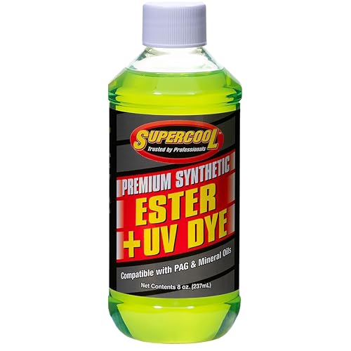 TSI Supercool E8 Ester Oil with UV Dye 8oz 1Pack - Image 1