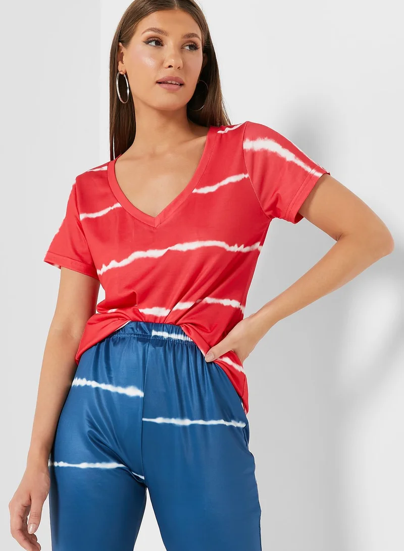 Ginger Tie Dye Top
