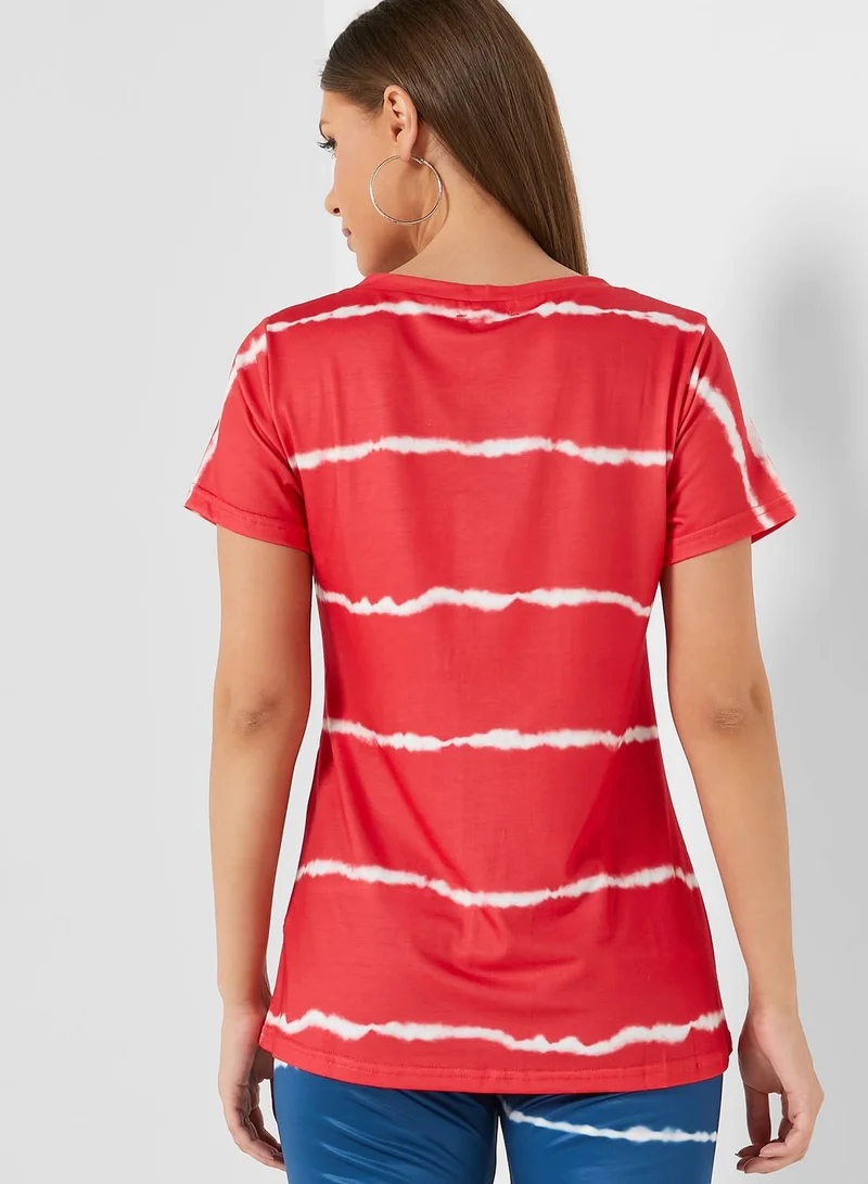 Ginger Tie Dye Top
