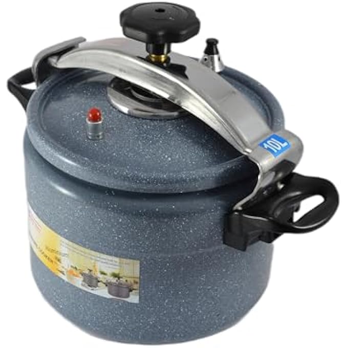 Home Maker Ceramic Coating Pressure Cooker With Induction Base 10 Liter Capacity Grey - Image 3