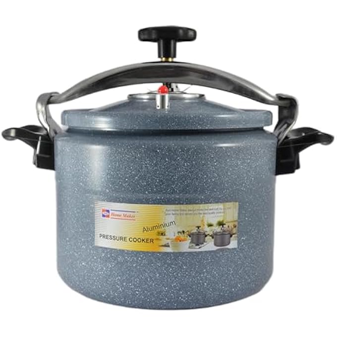 Home Maker Ceramic Coating Pressure Cooker With Induction Base 10 Liter Capacity Grey - Image 1