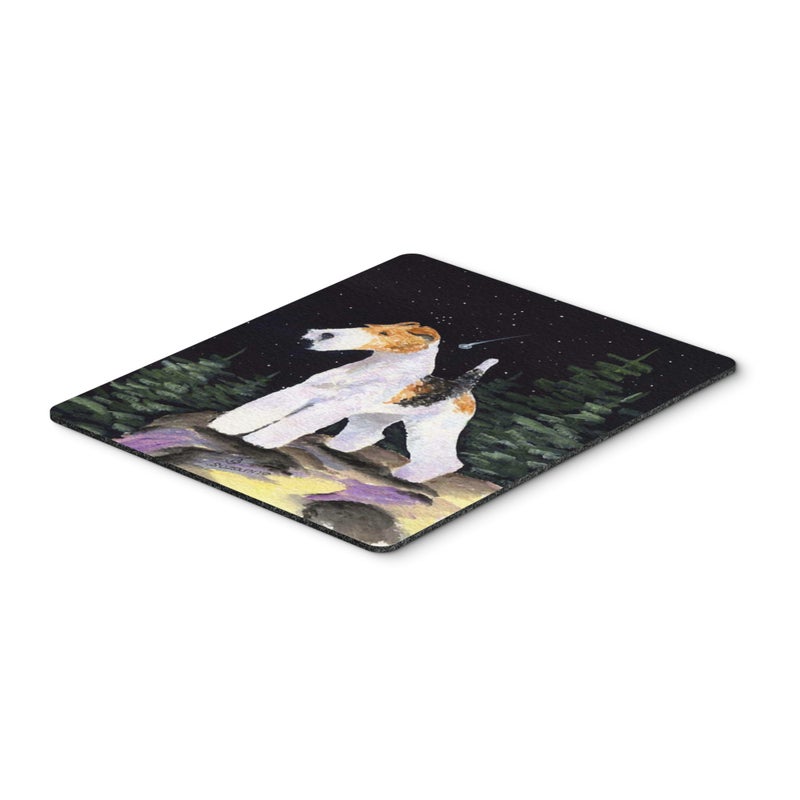 ""Caroline's Treasures Mouse/Hot Pad/Trivet  Starry Night Fox Terrier (SS8503MP)""