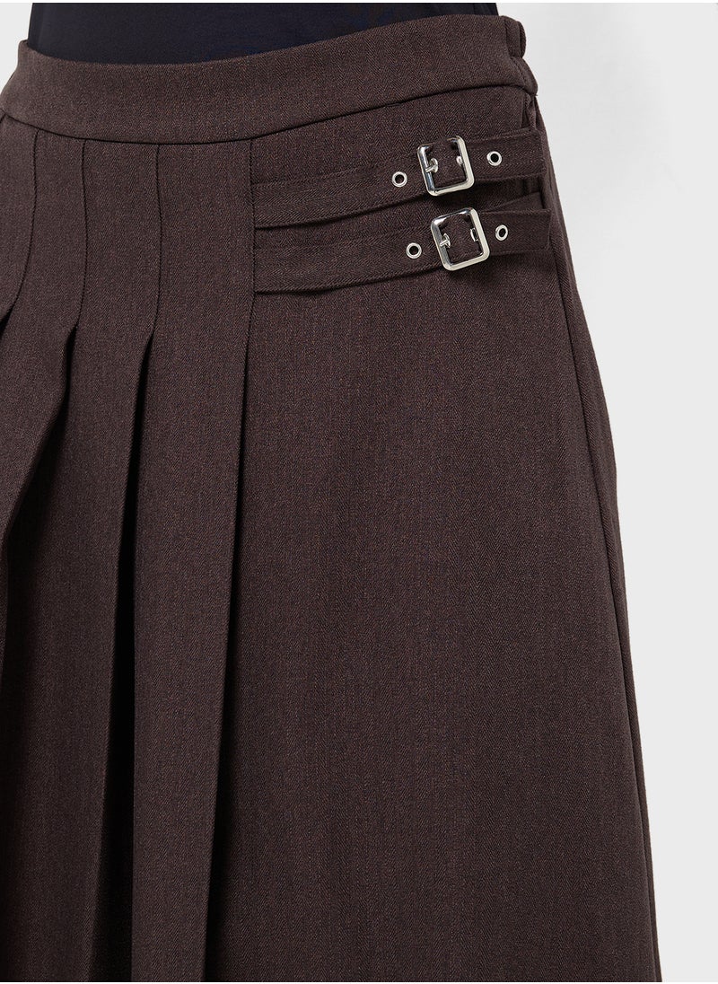 VERO MODA - تنانير عالية الخصر مطوي - Image 1
