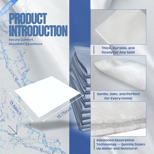 Juglok 10 Pcs Water Absorbent Mats 138 x 158 Reusable Water Absorbing Pads for Home Kitchen Garage and Basement HandWringable QuickDry Water Absorbers 1 Pack 10 Pcs - Image 3