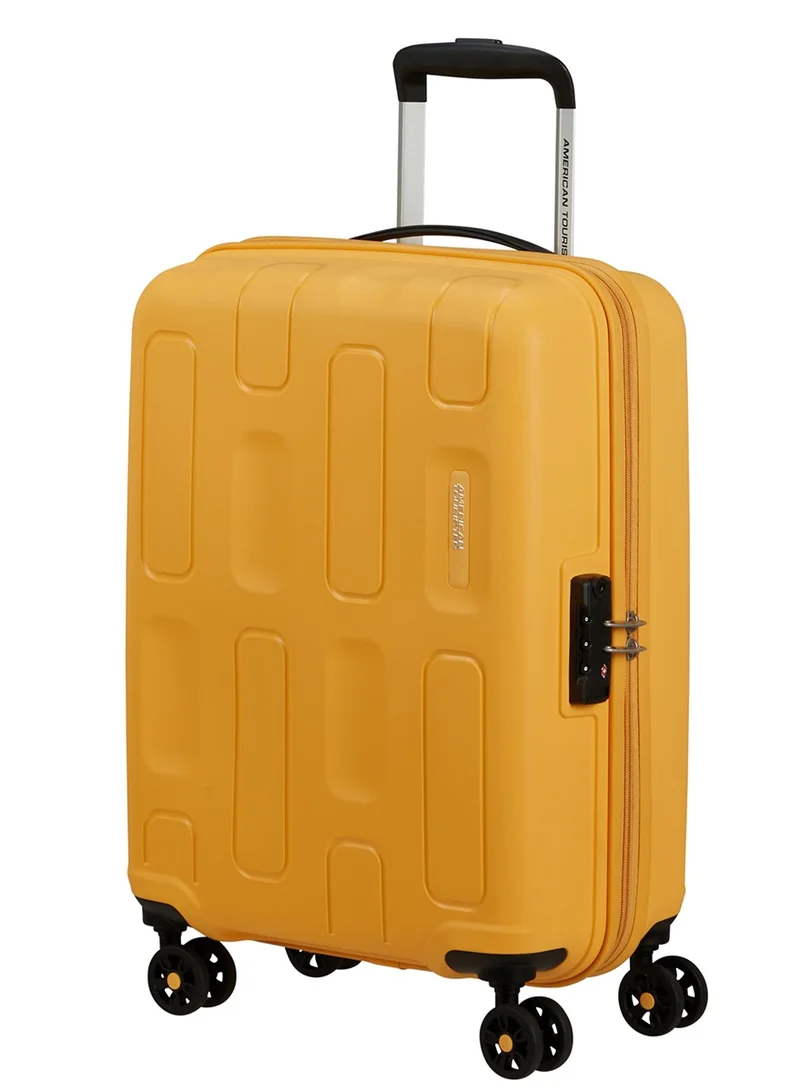 AMERICAN TOURISTER  Ellipso Suitcase, Set of 3, Cabin, Medium & Large (55 + 68 + 79 cm), 4 Spinner Wheels, Hard Top, Polypropylene, Apricot Blush|Lightweight|Scratch Resistant Texture|Shoe & Laundry Bag|TSA Lock - 3 Years Global Warranty  | Best Price UAE