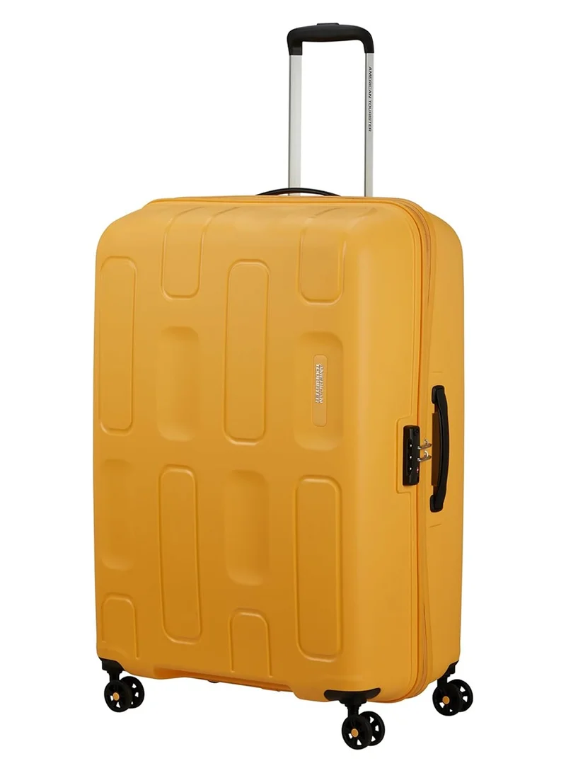 AMERICAN TOURISTER  Ellipso Suitcase, Set of 3, Cabin, Medium & Large (55 + 68 + 79 cm), 4 Spinner Wheels, Hard Top, Polypropylene, Apricot Blush|Lightweight|Scratch Resistant Texture|Shoe & Laundry Bag|TSA Lock - 3 Years Global Warranty  | Best Price UAE