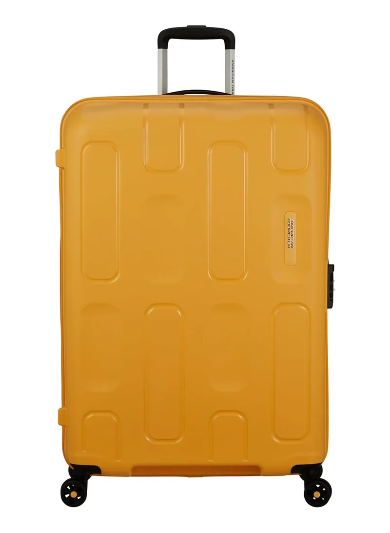 AMERICAN TOURISTER  Ellipso Suitcase, Set of 3, Cabin, Medium & Large (55 + 68 + 79 cm), 4 Spinner Wheels, Hard Top, Polypropylene, Apricot Blush|Lightweight|Scratch Resistant Texture|Shoe & Laundry Bag|TSA Lock - 3 Years Global Warranty  | Best Price UAE