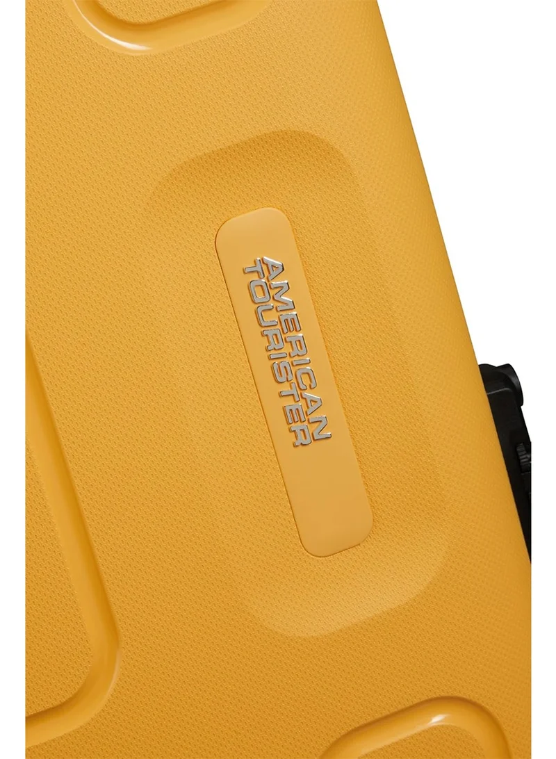 AMERICAN TOURISTER  Ellipso Suitcase, Set of 3, Cabin, Medium & Large (55 + 68 + 79 cm), 4 Spinner Wheels, Hard Top, Polypropylene, Apricot Blush|Lightweight|Scratch Resistant Texture|Shoe & Laundry Bag|TSA Lock - 3 Years Global Warranty  | Best Price UAE