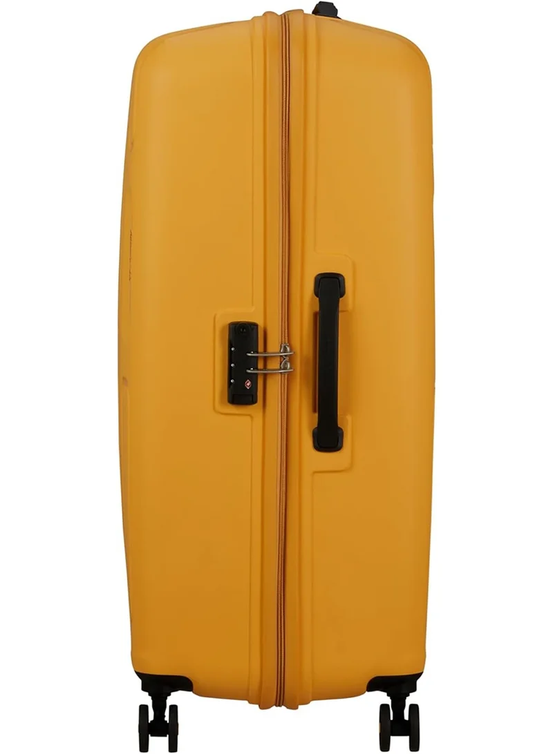 AMERICAN TOURISTER  Ellipso Suitcase, Set of 3, Cabin, Medium & Large (55 + 68 + 79 cm), 4 Spinner Wheels, Hard Top, Polypropylene, Apricot Blush|Lightweight|Scratch Resistant Texture|Shoe & Laundry Bag|TSA Lock - 3 Years Global Warranty  | Best Price UAE