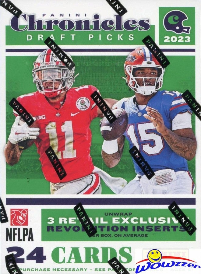 Panini 2023 Panini Chronicles Draft Picks NFL Football Trading Cards Blaster Box - Image 1