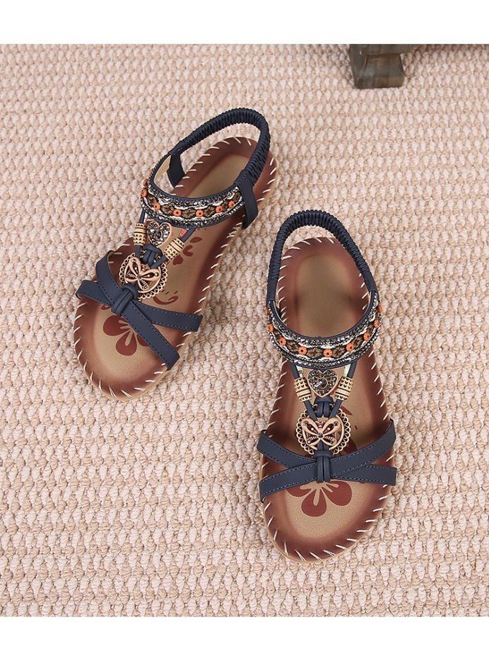 NIBEMINENT Women Summer Sandals Vintage Casual Walking Shoes Party Sandals Woman Beach Women's Shoes Outdoor Female Sandal Women Footwear - Image 2