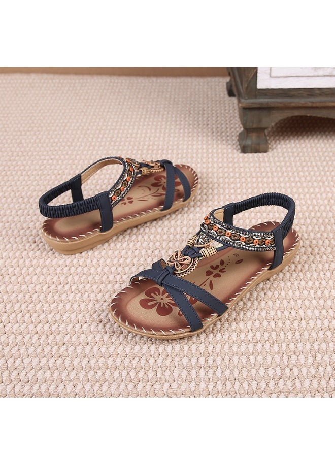 NIBEMINENT Women Summer Sandals Vintage Casual Walking Shoes Party Sandals Woman Beach Women's Shoes Outdoor Female Sandal Women Footwear - Image 3