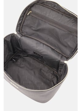 bebe Women Brand Logo Cosmetic Bag, Black  - Image 3