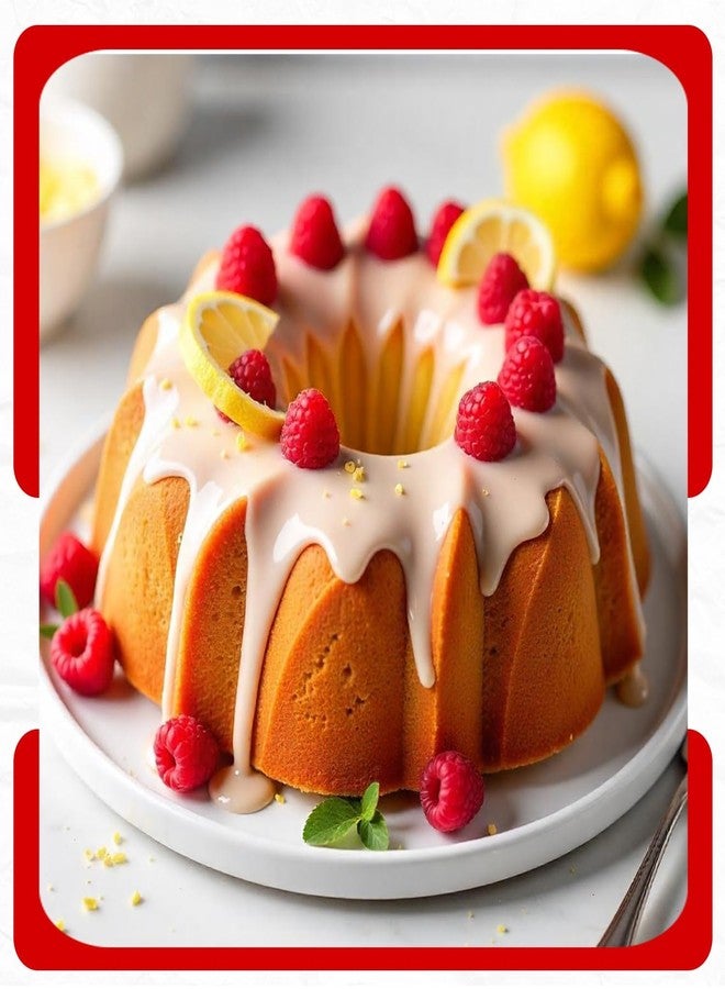 CAKE DECOR قالب كيك بوندت غير لاصق من كيك ديكور، متين وسهل الفك، مثالي للحصول على كيكات ذات شكل مثالي - 10 بوصة - Image 4