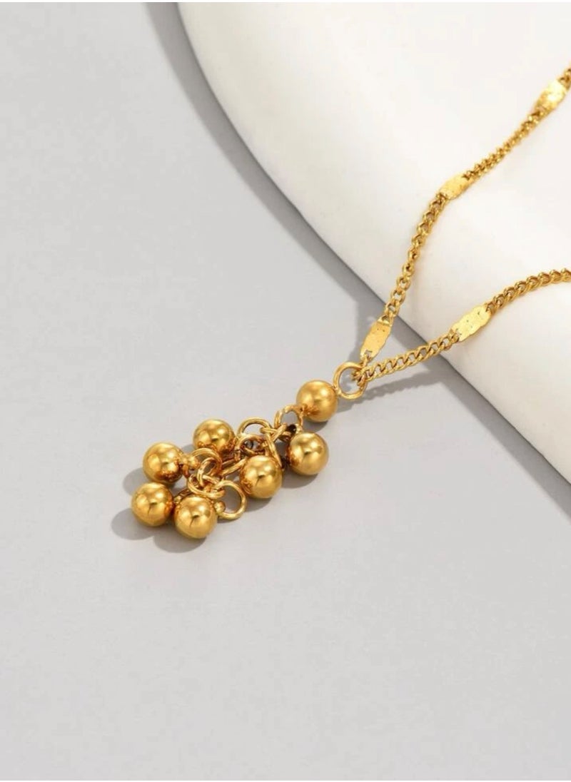 NOON'S UP - 18k Gold Platex Stainless Steel Necklace For Women - Image 1