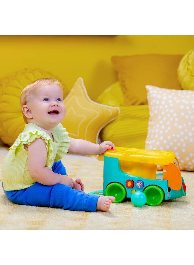 Bright Starts مجموعة ألعاب الكرة في حافلة السفاري من برايت ستارتس بوب آند رول - Image 3