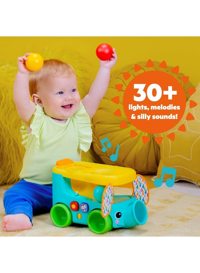 Bright Starts مجموعة ألعاب الكرة في حافلة السفاري من برايت ستارتس بوب آند رول - Image 1