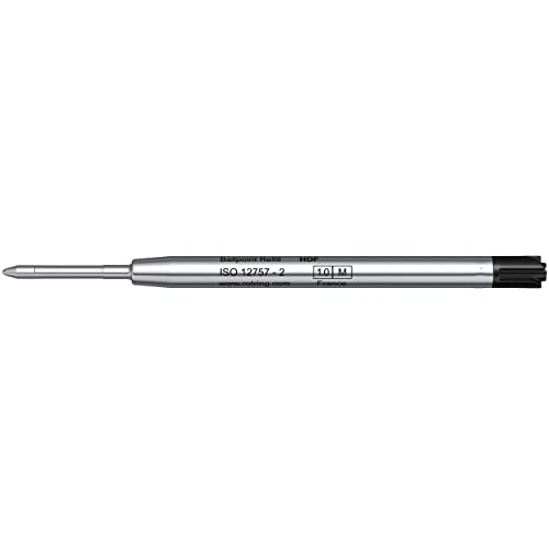 rOtring S0195390 Ball Pen Refills Black Pack of 5 - Image 3