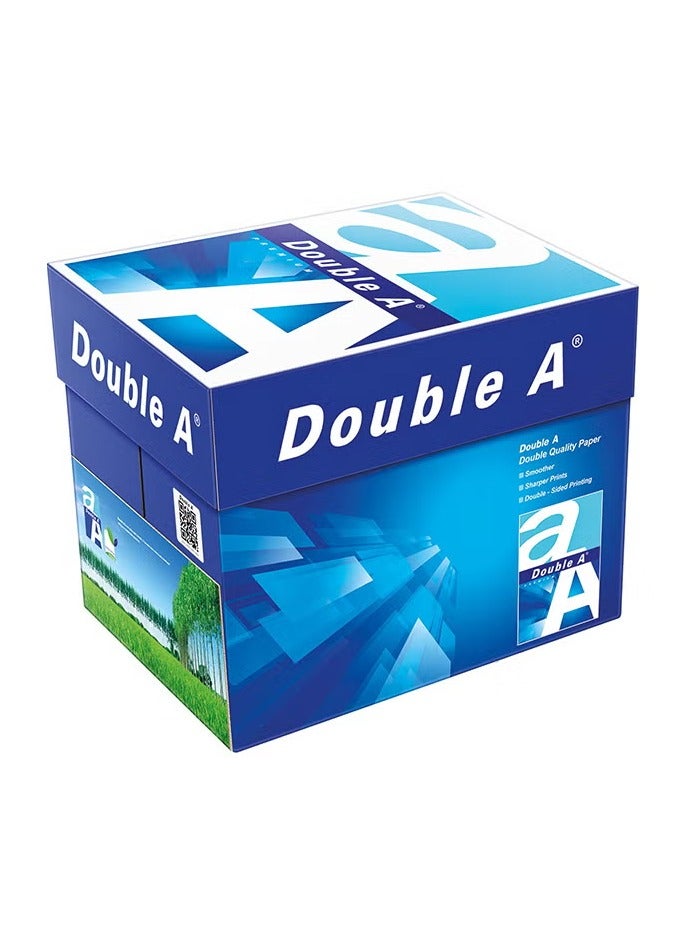 Double A Printer Copy Paper, Size A4, GSM 80, 500 Sheets (Bundle of 5) A4 a4 - Image 1