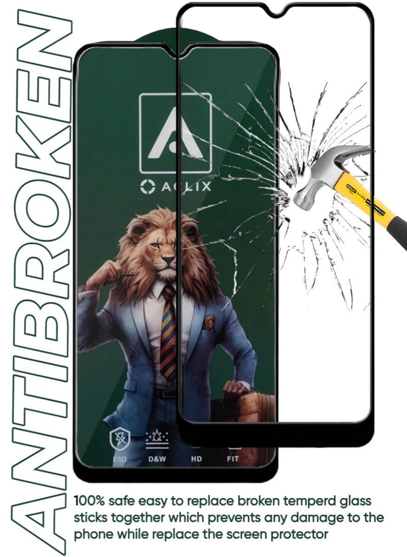 ACLIX Antistatic ESD Dustproof Premium Quality High Definition Tempered Glass Screen Protector Designed For Samsung Galaxy A02s - Image 5