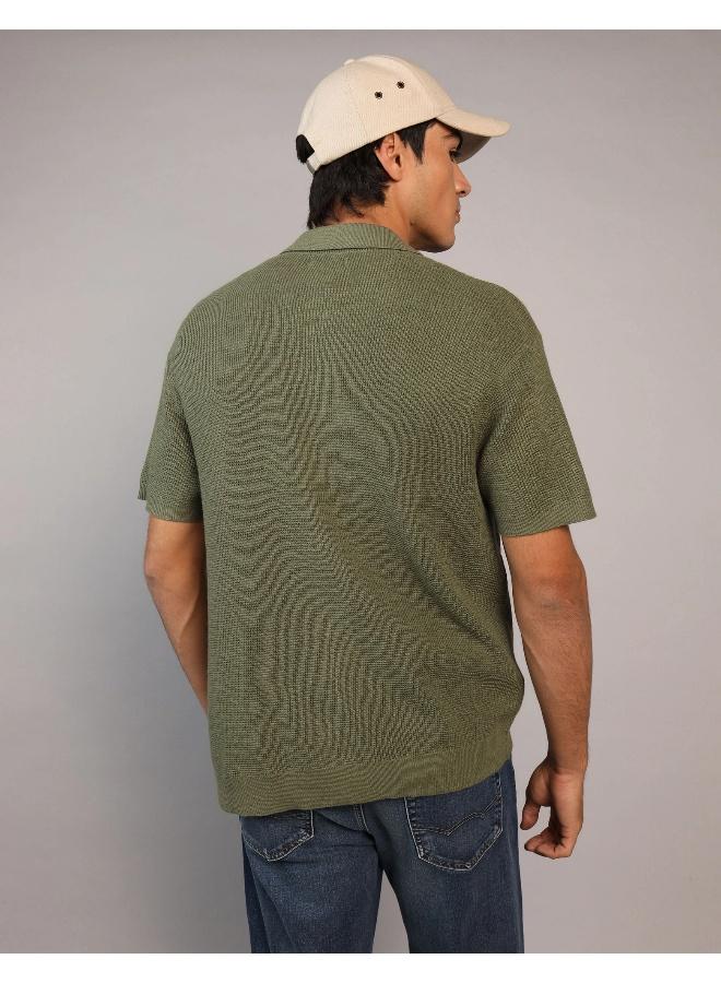American Eagle AE Sweater Polo shirt - Image 4