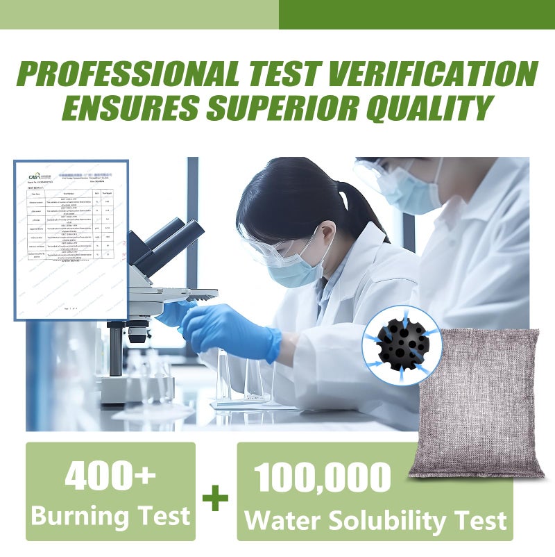 Activated Charcoal Odor Absorber, Odor Eliminator for Strong Odor,Coconut Shell Charcoal Air Purifying Bags for Home Car Closet Pet, Smoke Room Deodorizer - Image 5