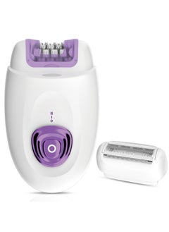 DOSCHER 2 in 1 Epilator & Shaver for Women - Hair Removal Products with Rechargeable Battery, Adjustable Comb  - Image 1