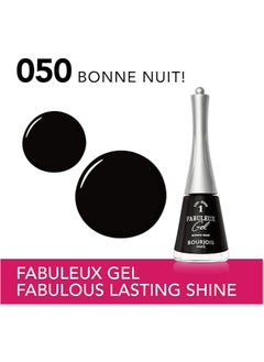 BOURJOIS PARIS Bourjois Fabuleux Gel Nail Polish, 50, Bonne Nuit, Gel-Effect Nail Polish, Jellygloss Texture & Lasting High-Shine Finish, Vegan Formula, Easy Removal, At-Home Professional Finish, 9ml  - Image 1