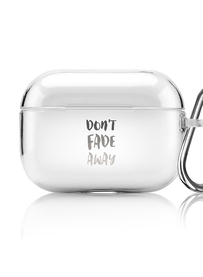 Stylizedd Classic Clear printed Case for Apple AirPods Pro 2nd Generation Thin Transparent Cover [Designed for Apple AirPods Pro 2nd Generation] - Don't Fade Away - Image 1