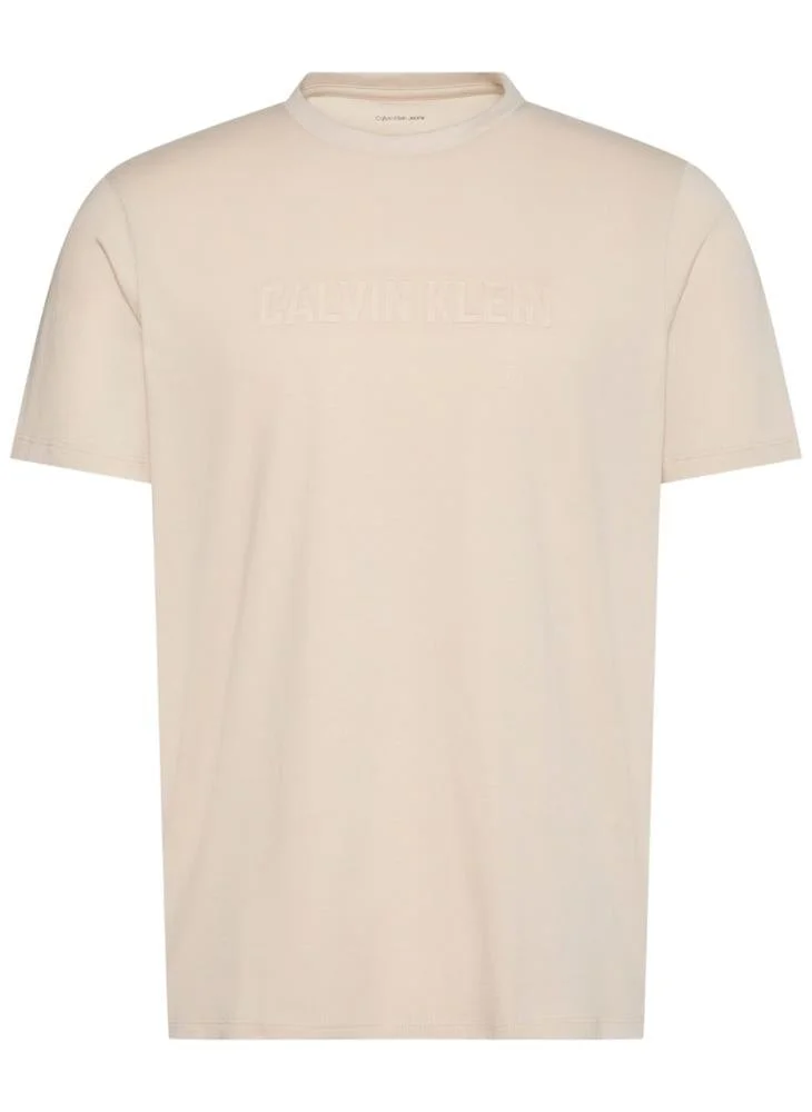 Calvin Klein Oatmeal Graphic Logo T-shirt for Men | Best Price UAE