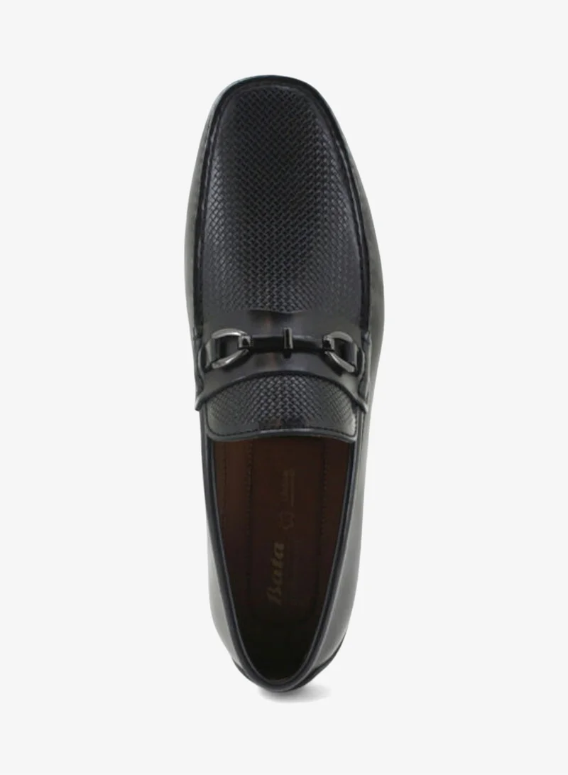 Bata Black Comfit Formal Loafer with Buckle Detail for Men | Best Price UAE