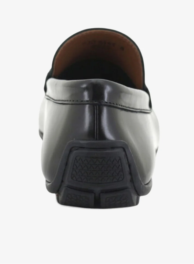 Bata Black Comfit Formal Loafer with Buckle Detail for Men | Best Price UAE