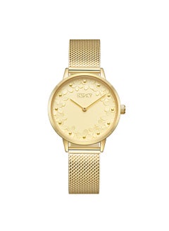 ECSTACY ECSTACY Women's Analog Champagne Pattern  Dial Watch - E23502-GMGC  - Image 1
