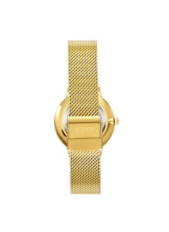 ECSTACY ECSTACY Women's Analog Champagne Pattern  Dial Watch - E23502-GMGC  - Image 3