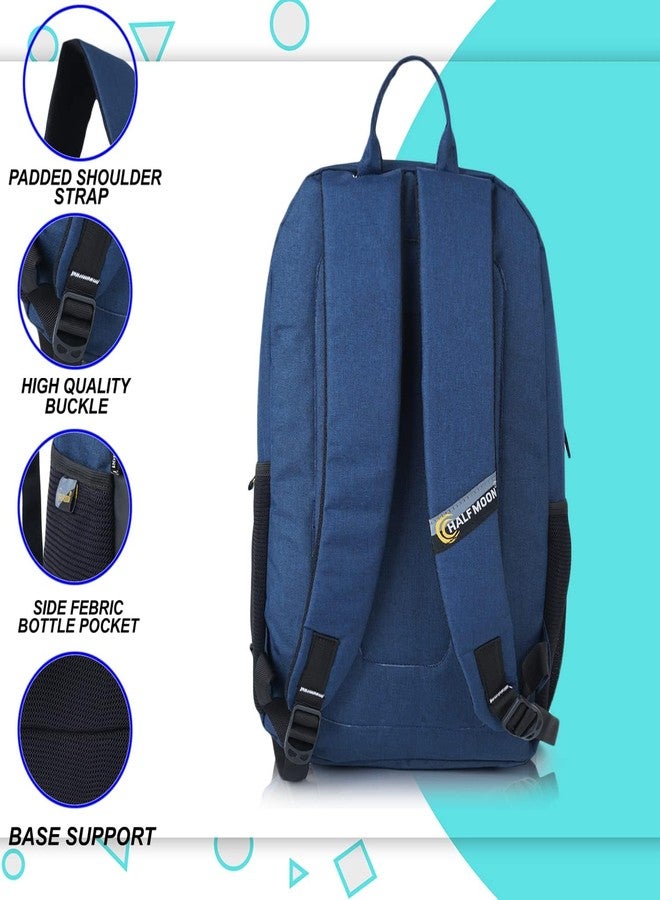 Half Moon 15.6" Laptop Backpack for Men & Women Office & College Bag, Laptop Bags For Men Office Use, Anti-Theft Pocket, Casual Daypack with Padded Laptop Sleeve Lightweight, Water Resistant - Image 5