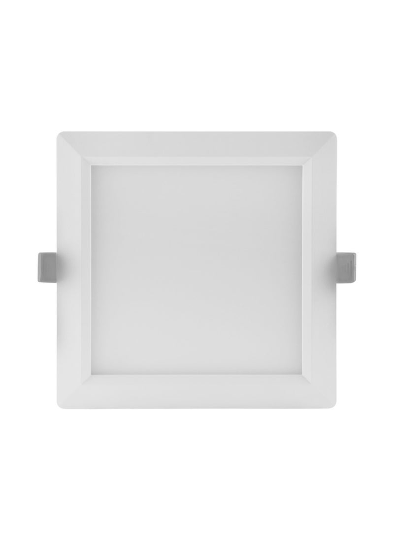 LEDVANCE - Ledvance Downlight Led Recessed Ceiling Lamp 6 Inch Slim Square Shape 15W 4000K Cool White Lighting Aluminium Body - Image 1