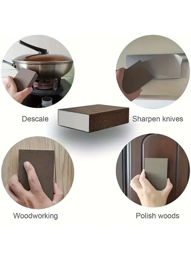 16pcs Medium 120 180 Grit Sphynx Sponge Sanding Blocks For Wood Metal Plasterboard - Image 5