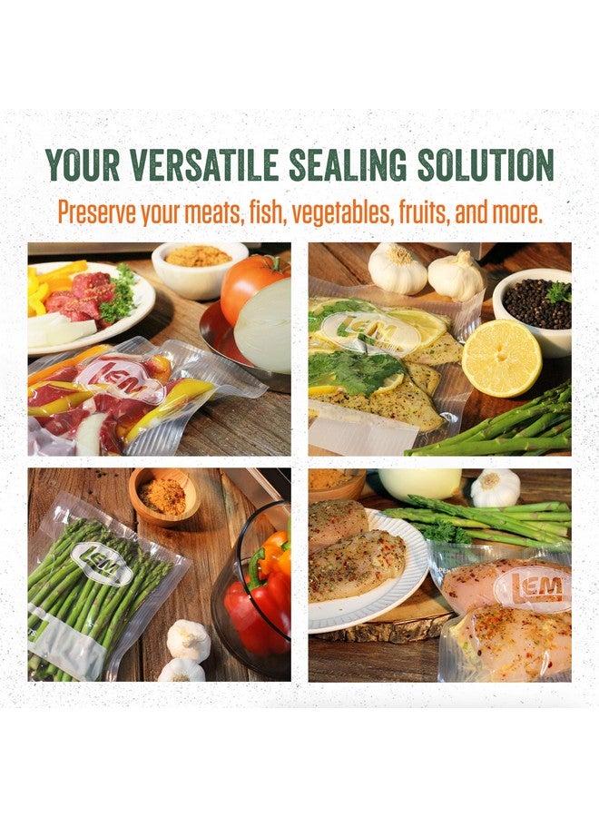 LEM Products MaxVac Quart Vacuum Sealer Bags, 8 x 12 Inches, Compatible with Major Vacuum Sealer Brands, 100 Count - Image 5