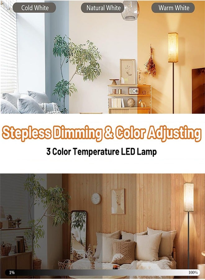 جارلو مصابيح الأرضية لغرفة المعيشة ، مصباح LED الوقوف الحديث قراءة ضوء 3 درجات حرارة لون قابلة للتعديل مصابيح جنب السرير لغرفة النوم غرفة المعيشة ديكور المكتب - Image 3