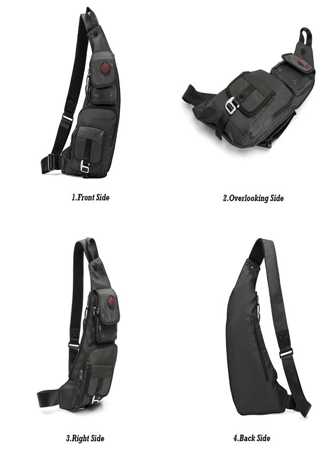 NICGID Sling Bag Chest Shoulder Backpack Crossbody Bags Casual Daypack for Men Women - Image 2