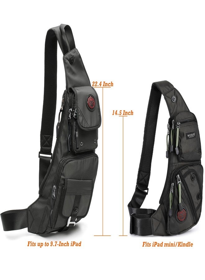 NICGID Sling Bag Chest Shoulder Backpack Crossbody Bags Casual Daypack for Men Women - Image 3
