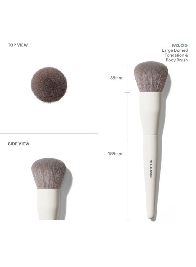 Morphe M105 Large Domed Foundation & Body Brush - Image 4