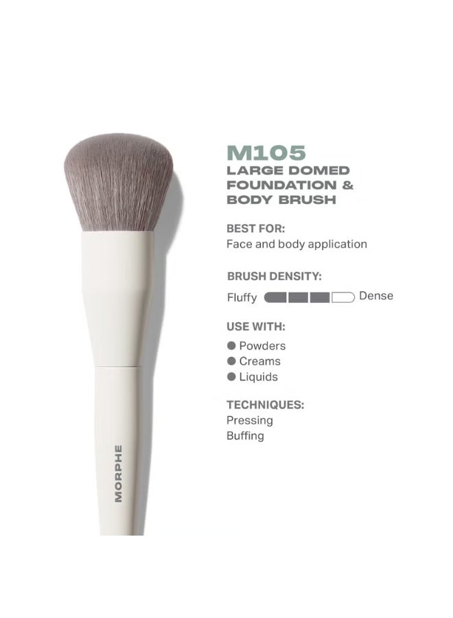 Morphe M105 Large Domed Foundation & Body Brush - Image 3