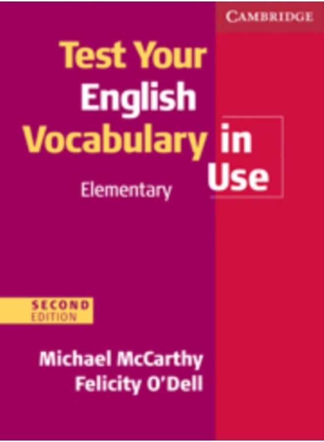 Test Your English Vocabulary in Use Elementary with Answers - Paperback
