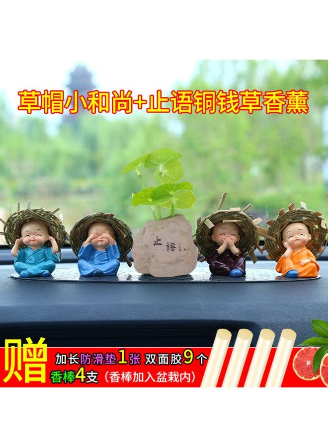 Car Ornaments Small Monk Car Decorations Car Decoration High Sense  Car Small Ornaments Creative New