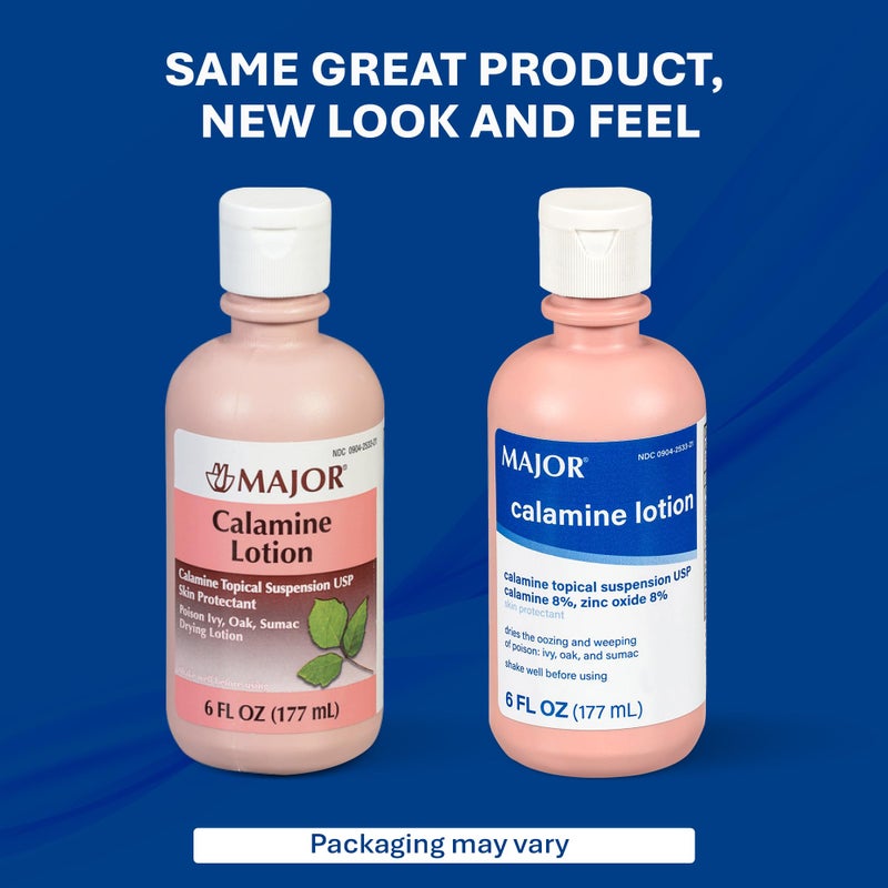 MAJOR Calamine Lotion - Calamine Topical Suspension USP Skin Protectant - 6 Fl Oz (177 mL) (1 Pack) - Image 3