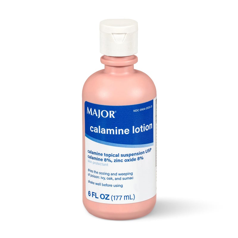 MAJOR Calamine Lotion - Calamine Topical Suspension USP Skin Protectant - 6 Fl Oz (177 mL) (1 Pack) - Image 1