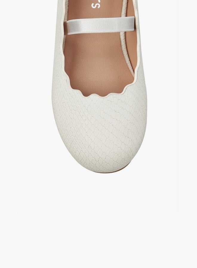 JUNIORS Girls' Slip-On Ballerina Shoes - Image 5