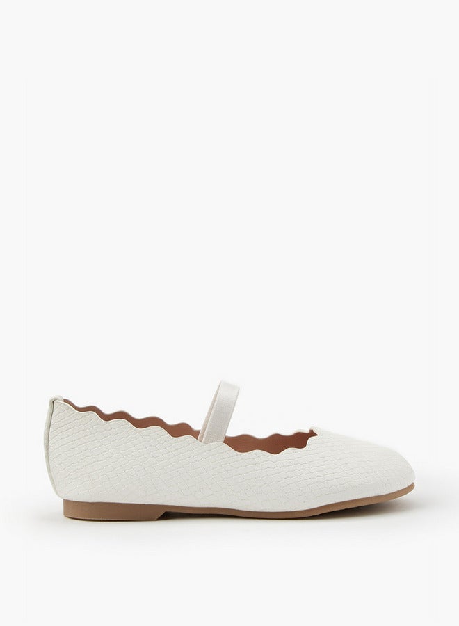 JUNIORS Girls' Slip-On Ballerina Shoes - Image 1